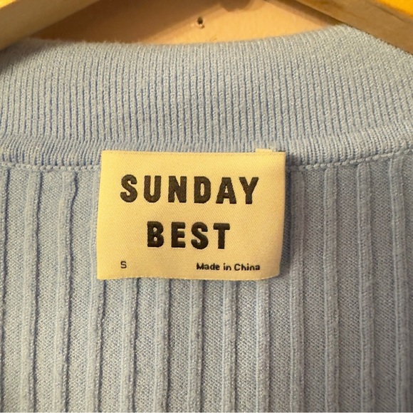 Aritzia Sunday Best Barrymore Sweater Dress Blue Women Size S - Picture 7 of 8